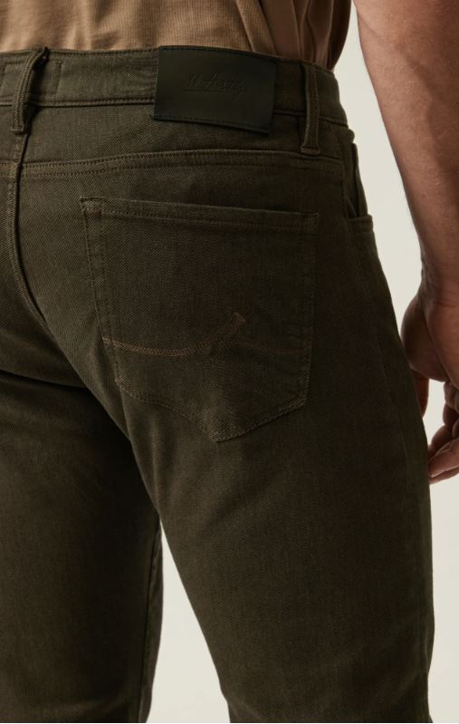 34 Heritage Cool Green Diagonal Denim