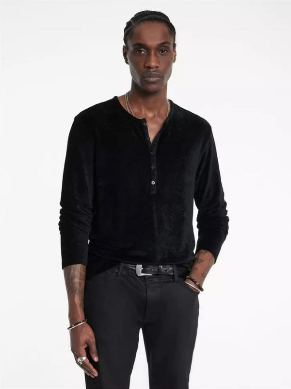 John Varvatos ROSARIO  LS VELOUR S BUTT