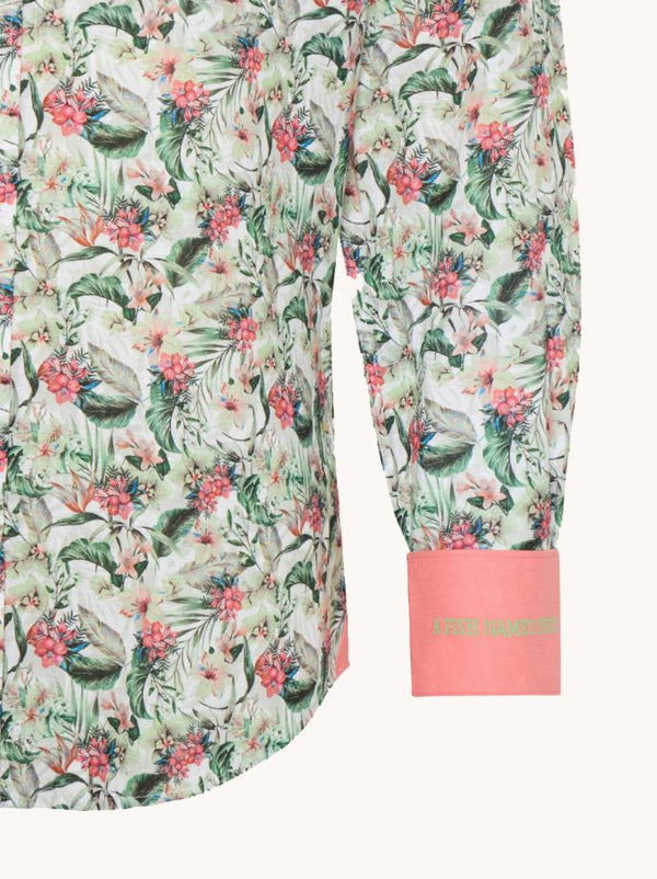 Fish Named Fred Floral LS Shirt