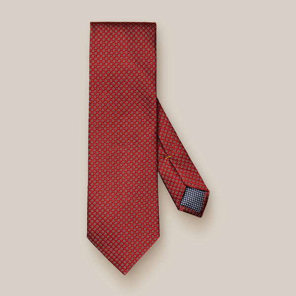 Eton Micro Geometric Silk Tie