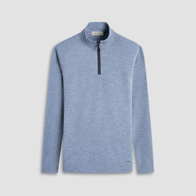 BUGATCHI Long Sleeve Quarter Zip Knit