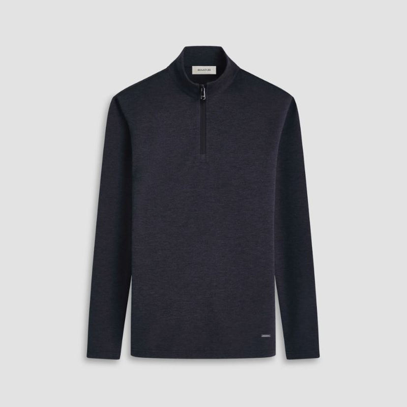 BUGATCHI Long Sleeve Quarter Zip Knit
