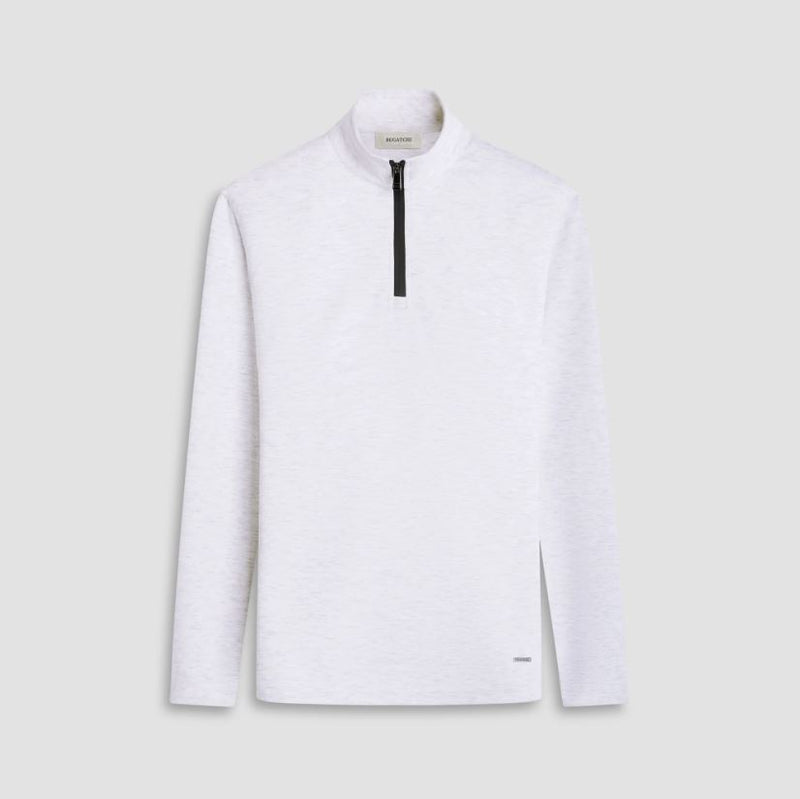BUGATCHI Long Sleeve Quarter Zip Knit