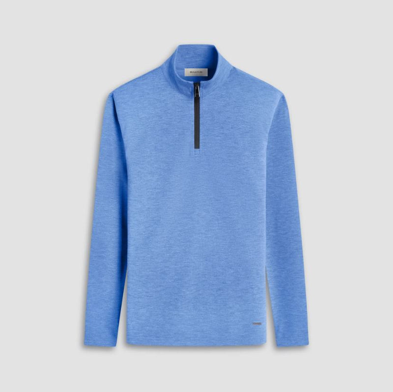 BUGATCHI Long Sleeve Quarter Zip Knit