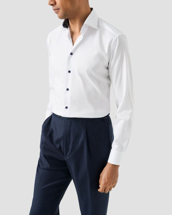 Eton Contemporary Floral Effect Shirt