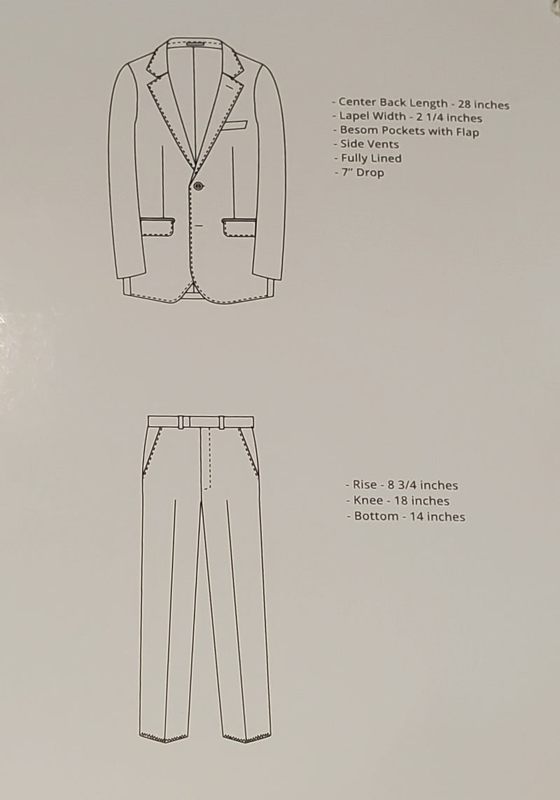 Paul Betenly Nolan Super 120's 2pc Suit