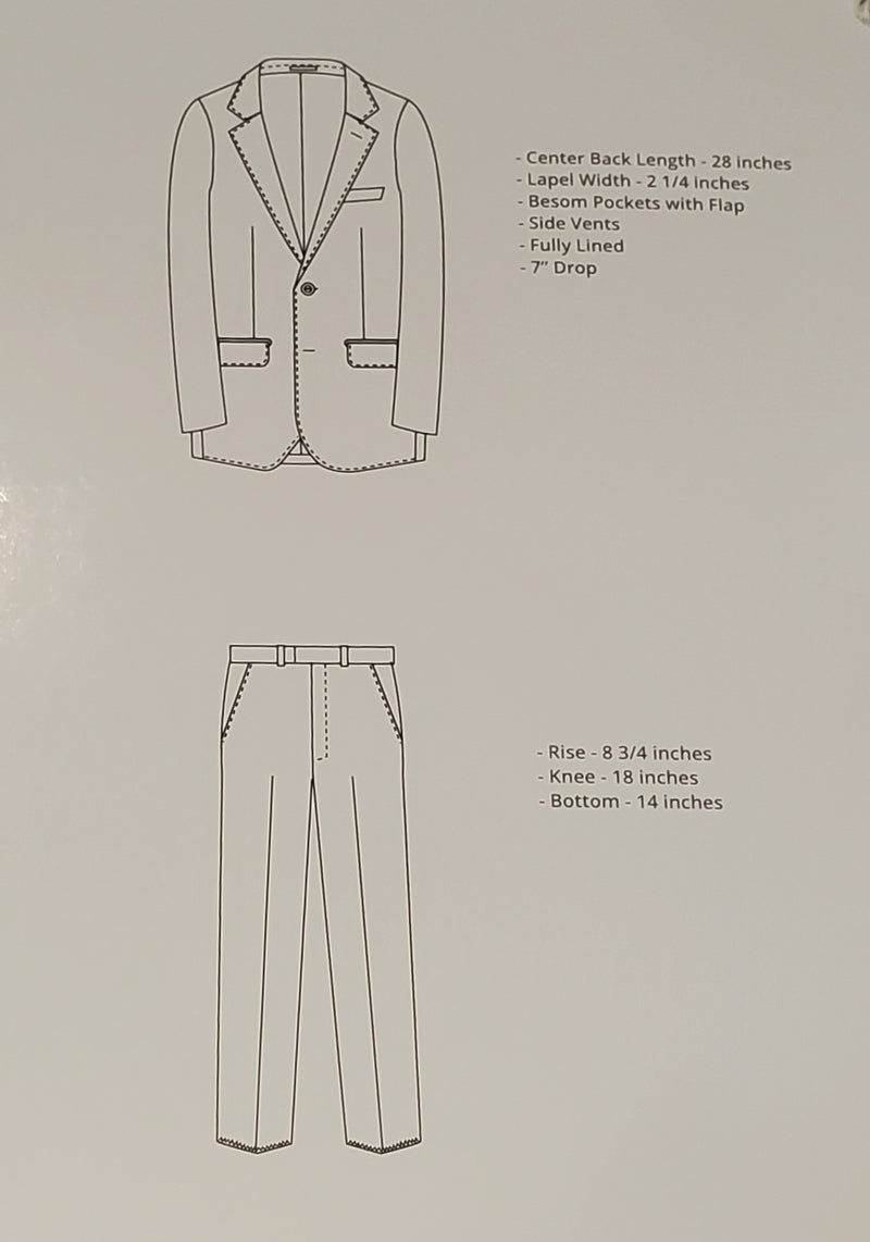 Paul Betenly Suit Separates Super wool 120's Griffin/Gabriel