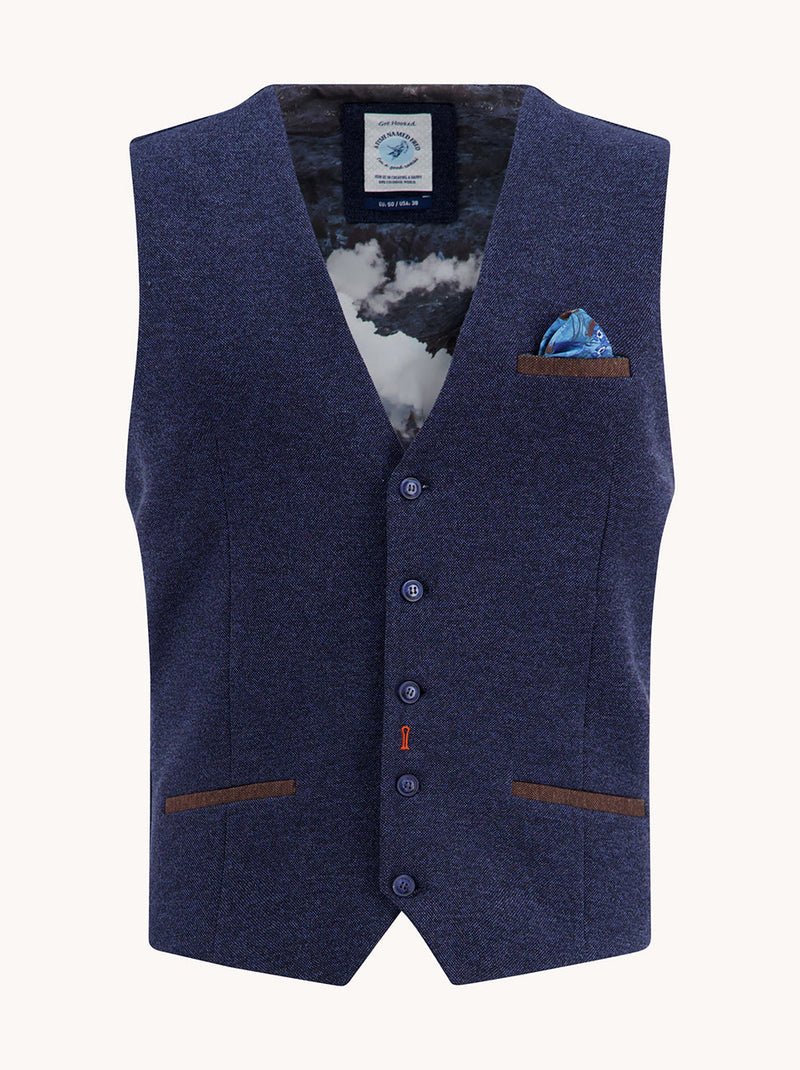 Fish Named Fred Pique Waistcoat