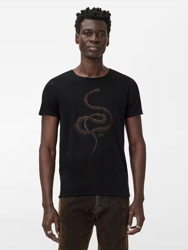 John Varvatos Fine Line Embroidery T