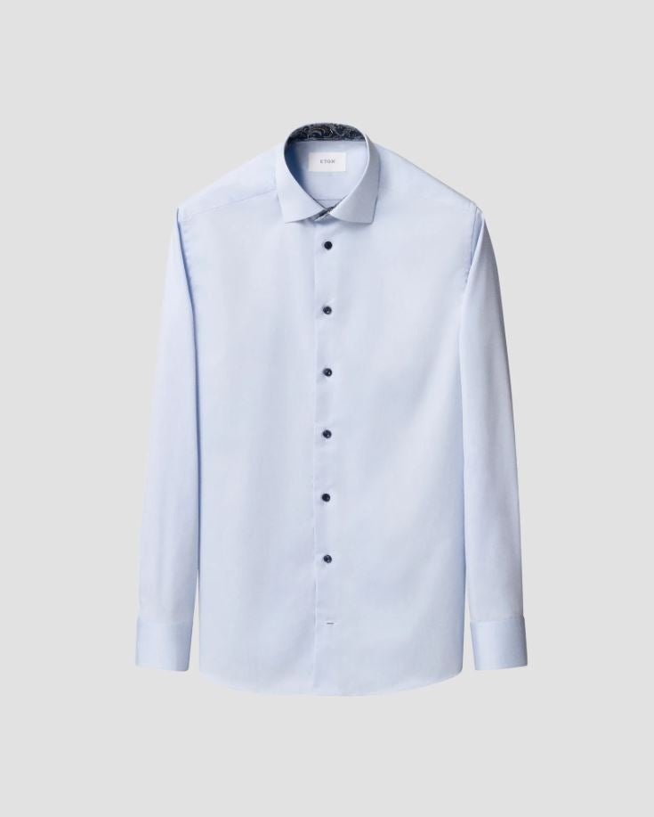 Eton Contemporary Floral Effect Shirt