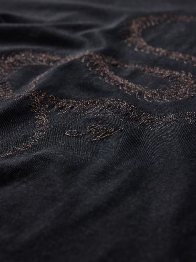 John Varvatos Fine Line Embroidery T