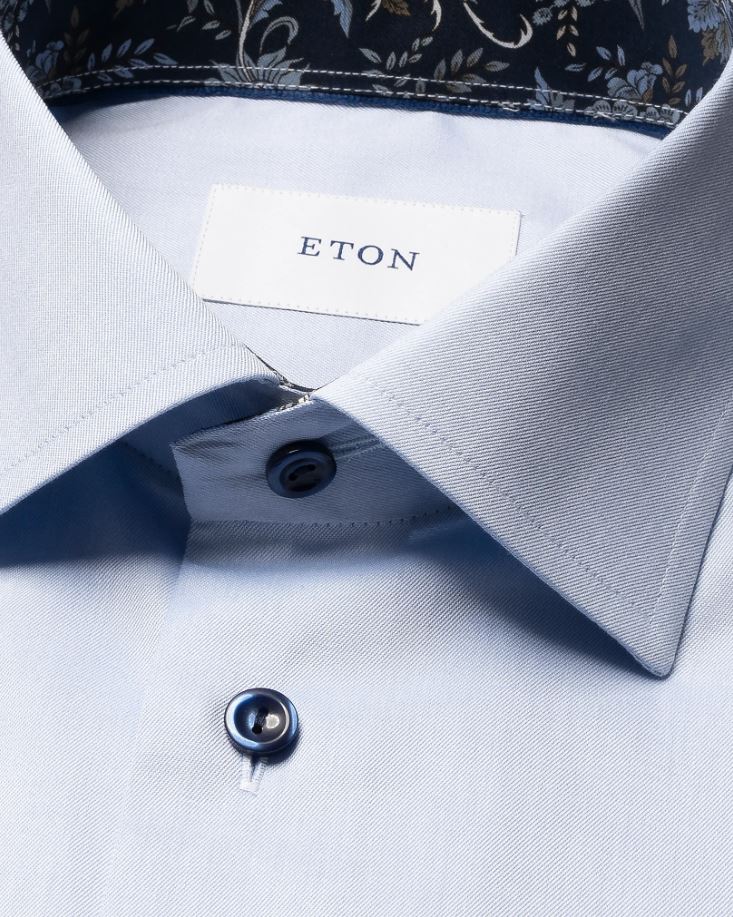 Eton Contemporary Floral Effect Shirt