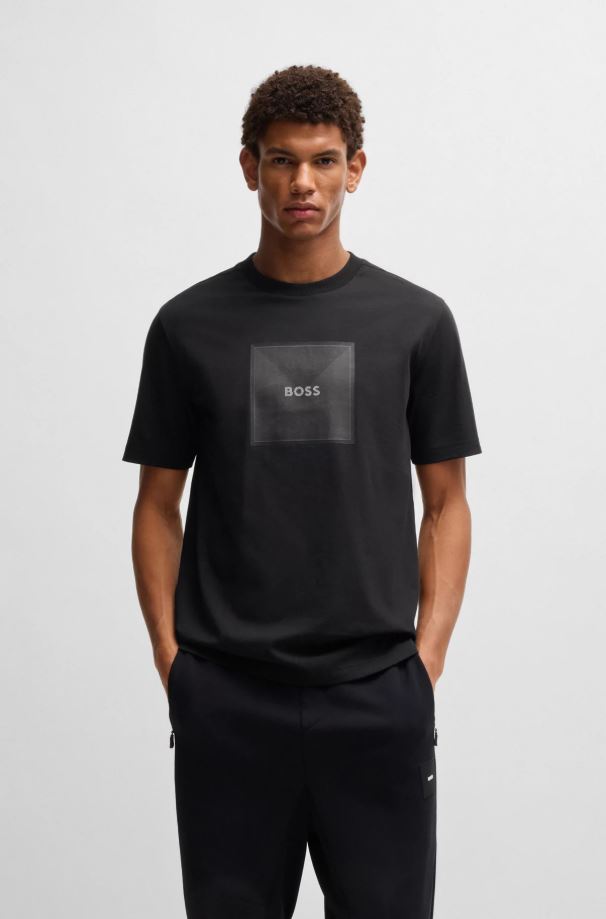 Hugo Boss Tee Logo Rib T'Shirt