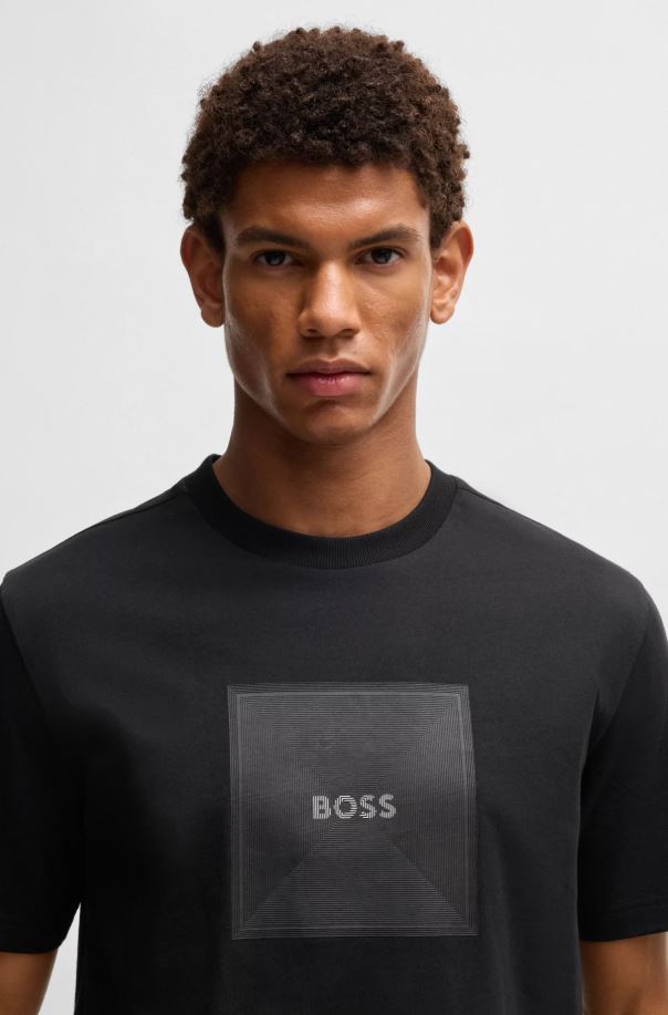 Hugo Boss Tee Logo Rib T'Shirt
