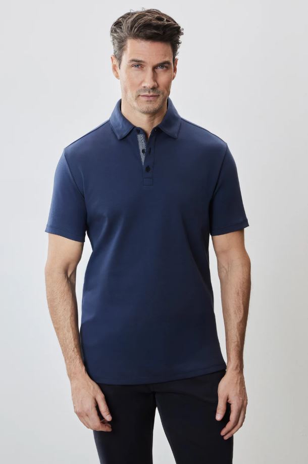 Robert Barakett SS Georgia SS Herringbone Polo
