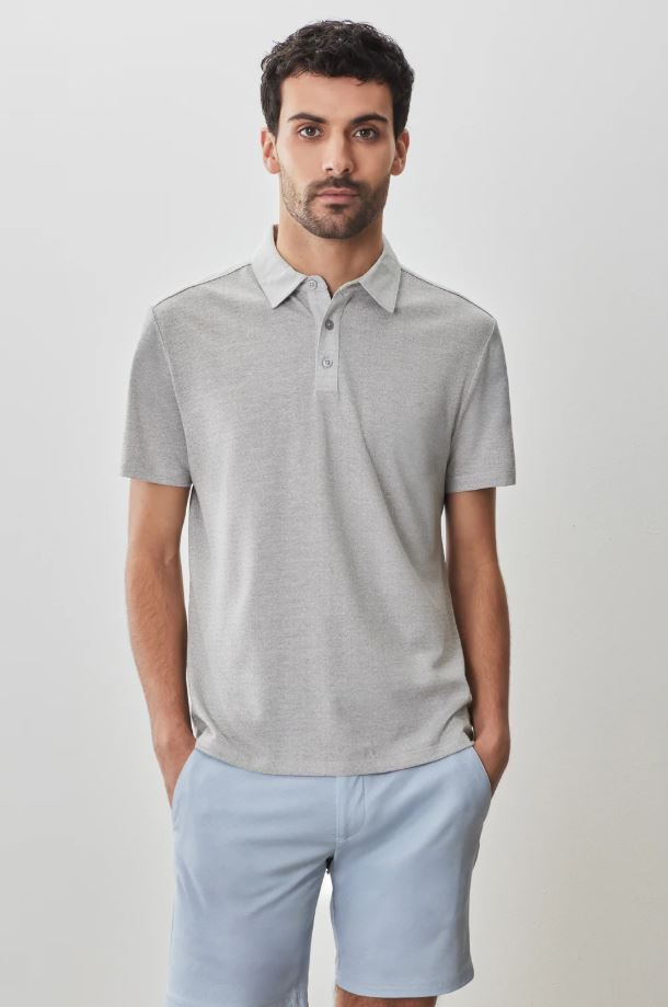 Robert Barakett Roscoe SS Polo W/Trim