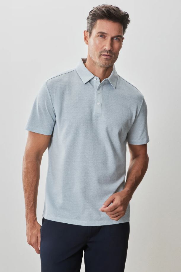 Robert Barakett Roscoe SS Polo W/Trim