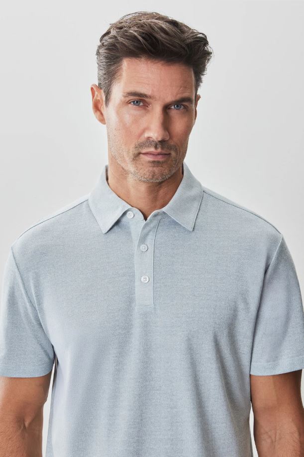 Robert Barakett Roscoe SS Polo W/Trim