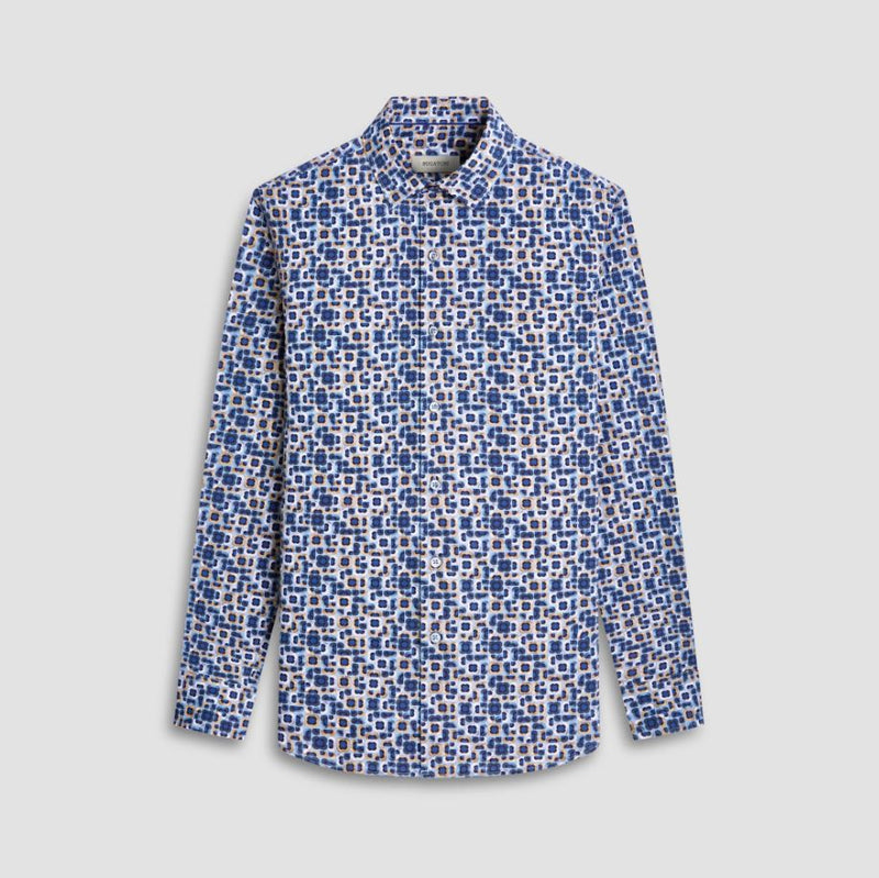 Bugatchi LS Julian Woven Shaped Shirt