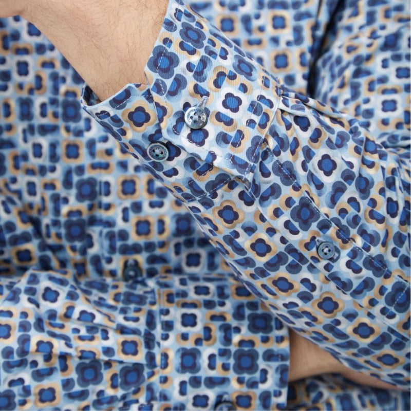 Bugatchi LS Julian Woven Shaped Shirt