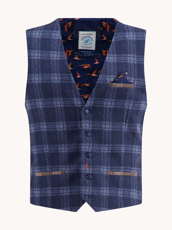 Fish Named Fred Windowpane Waistcoat