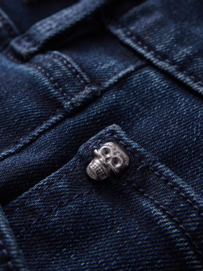 John Varvatos Slim Coated Denim
