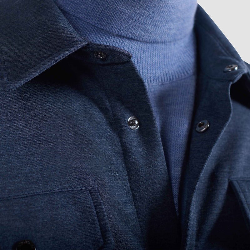 Bugatchi Snap Front Knit Jacket