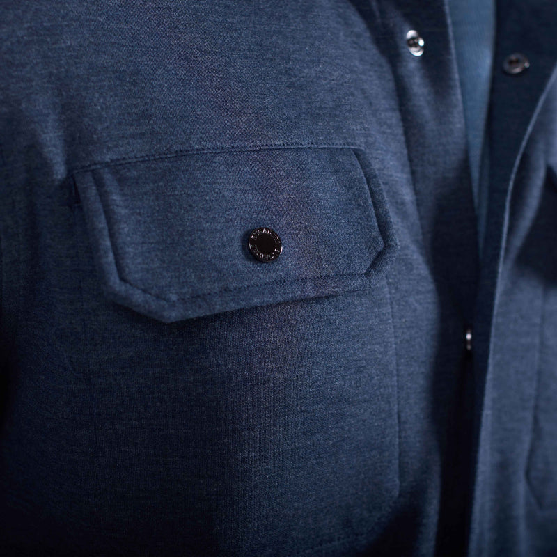 Bugatchi Snap Front Knit Jacket