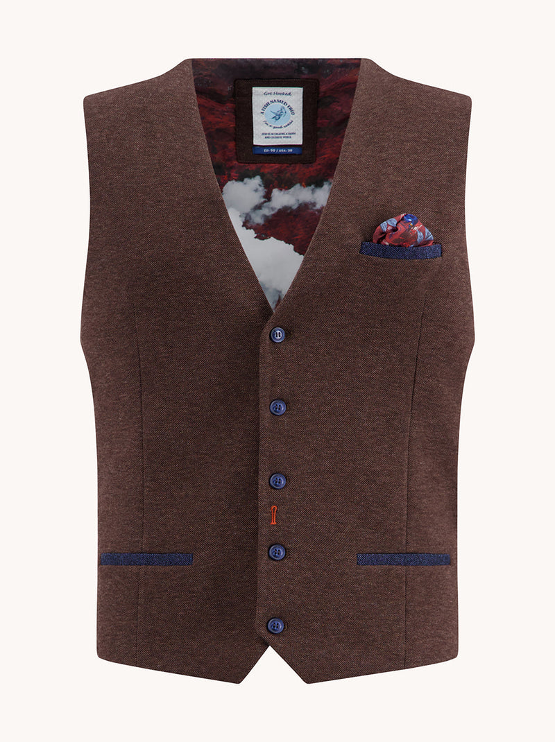 Fish Named Fred Pique Waistcoat