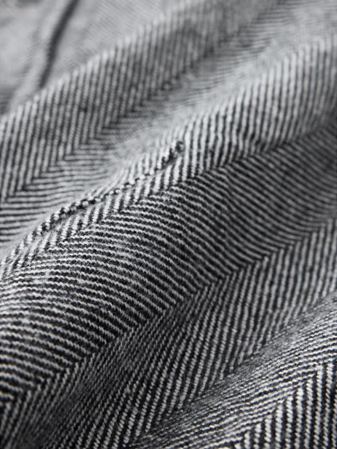 John Varvatos Herringbone Snap Shirt Jacket
