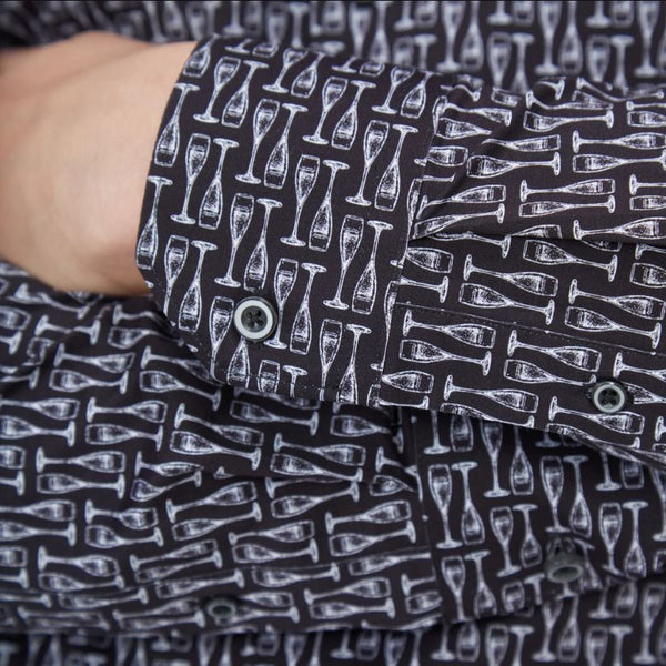 Bugatchi OOOHCOTTON LS Sportshirt