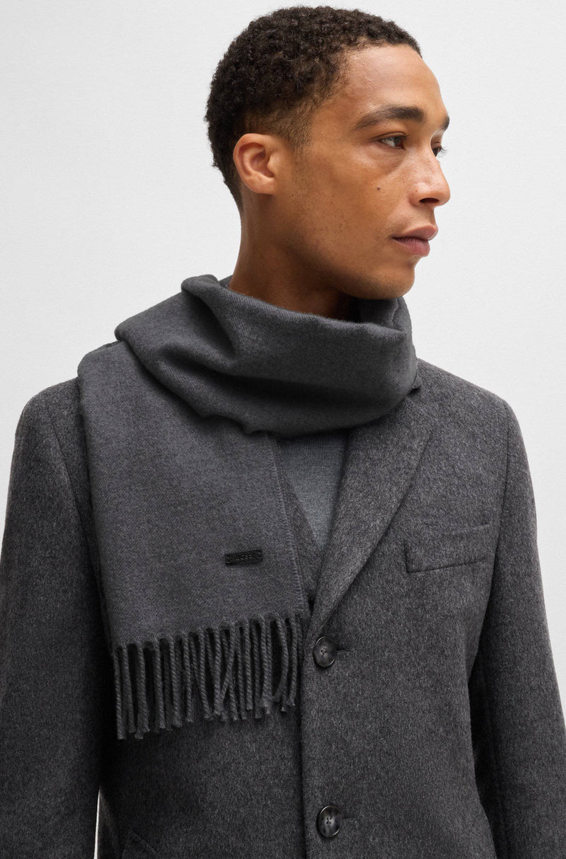 Hugo Boss Naster 100% Wool Scarf