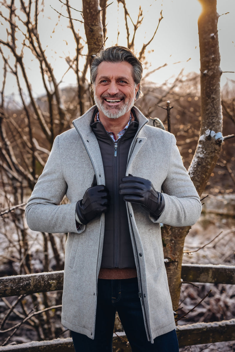Fish Named Fred Funnel Neck Coat