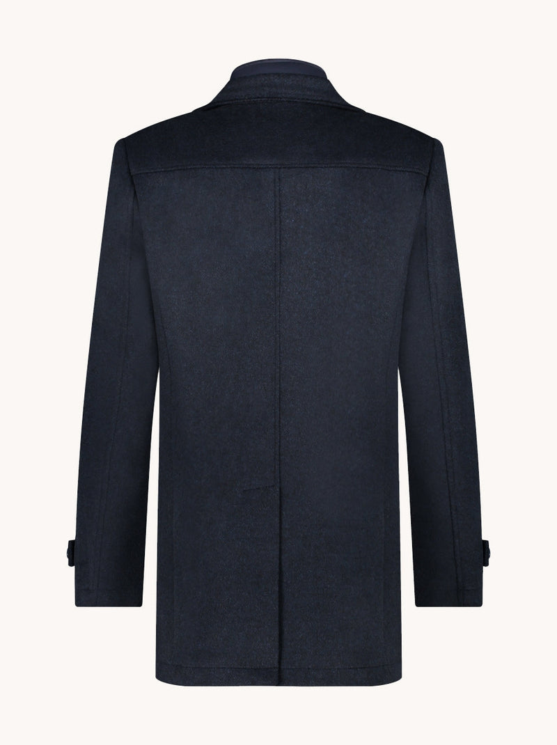 Fish Named Fred Funnel Neck Coat