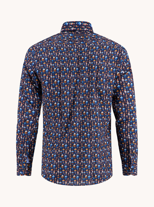 Fish Named Fred Bottle Row Shirt