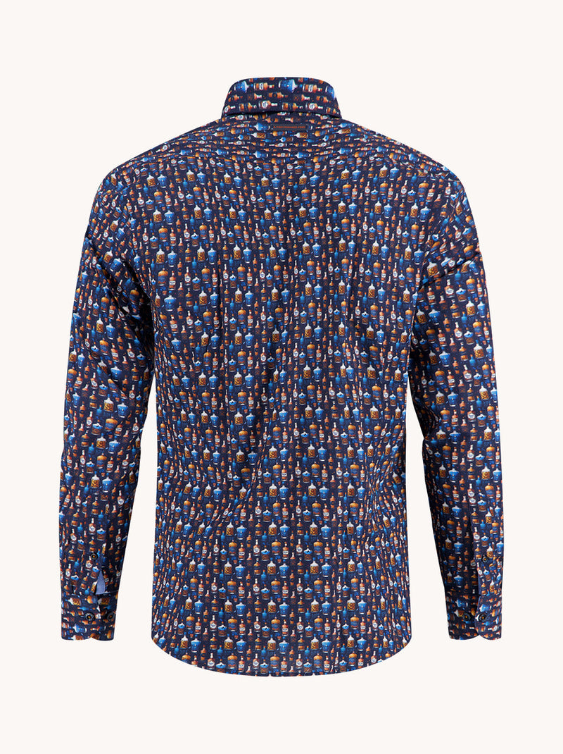 Fish Named Fred Bottle Row Shirt