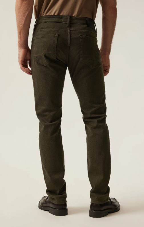 34 Heritage Cool Green Diagonal Denim