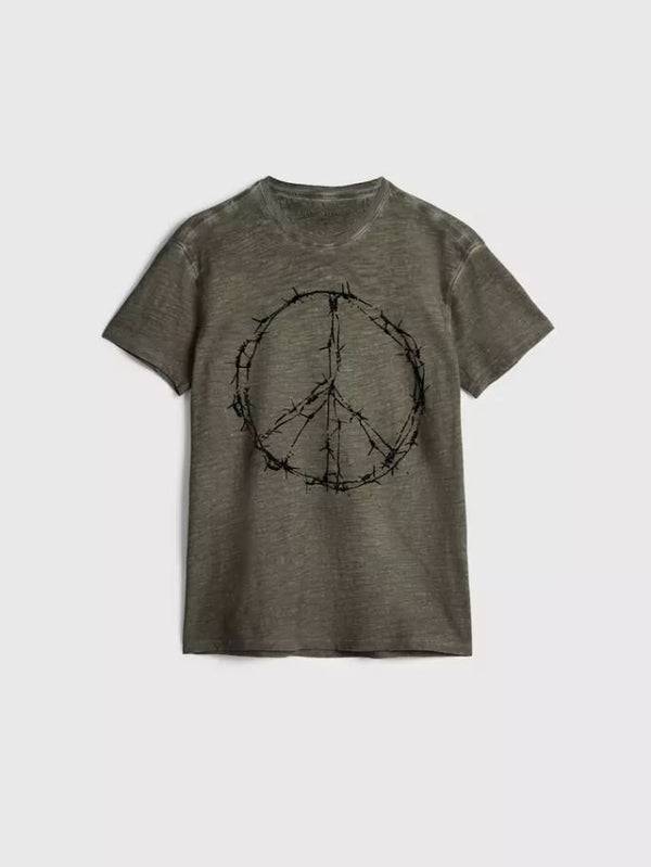 John Varvatos Barbwire Peace T'shirt