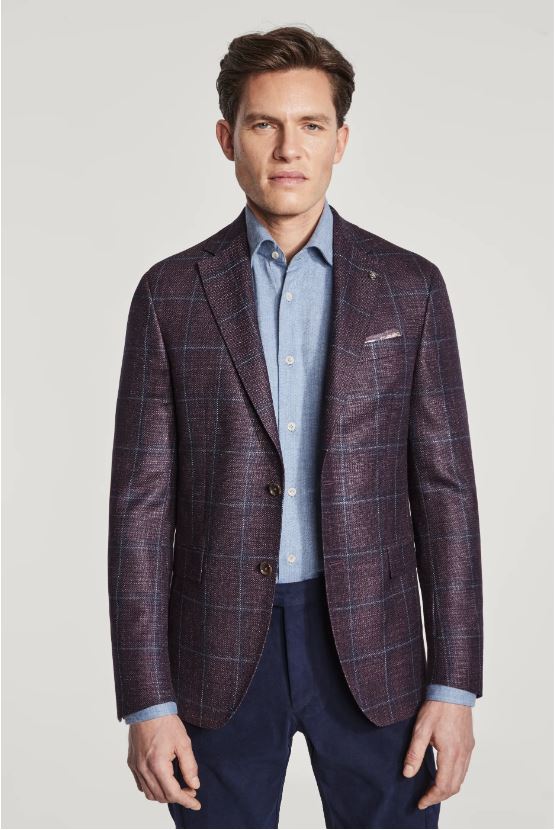 Jack Victor MCALLEN Wool/Silk Sports Jacket