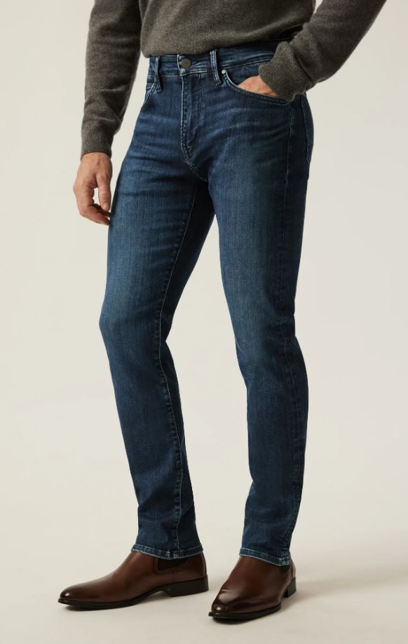 34 Heritage Cool Dark Brushed Urban Denim