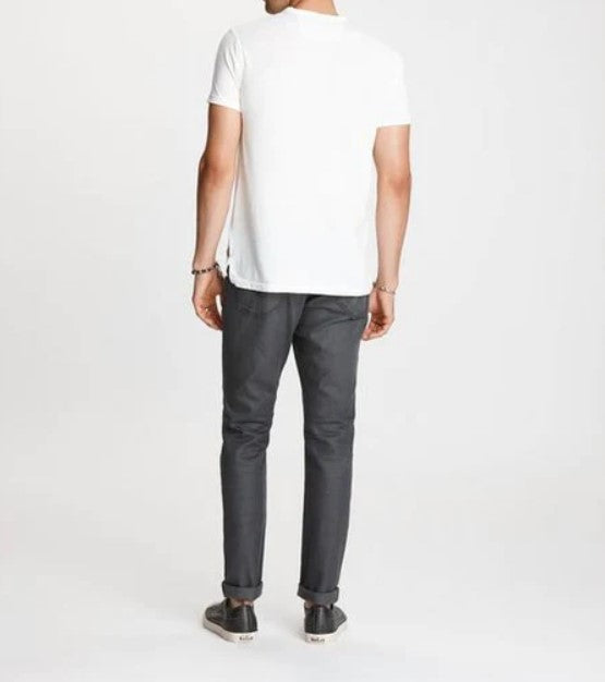 John Varvatos Henley Burnout Tee