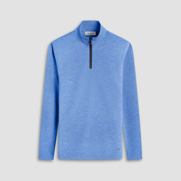 BUGATCHI Long Sleeve Quarter Zip Knit
