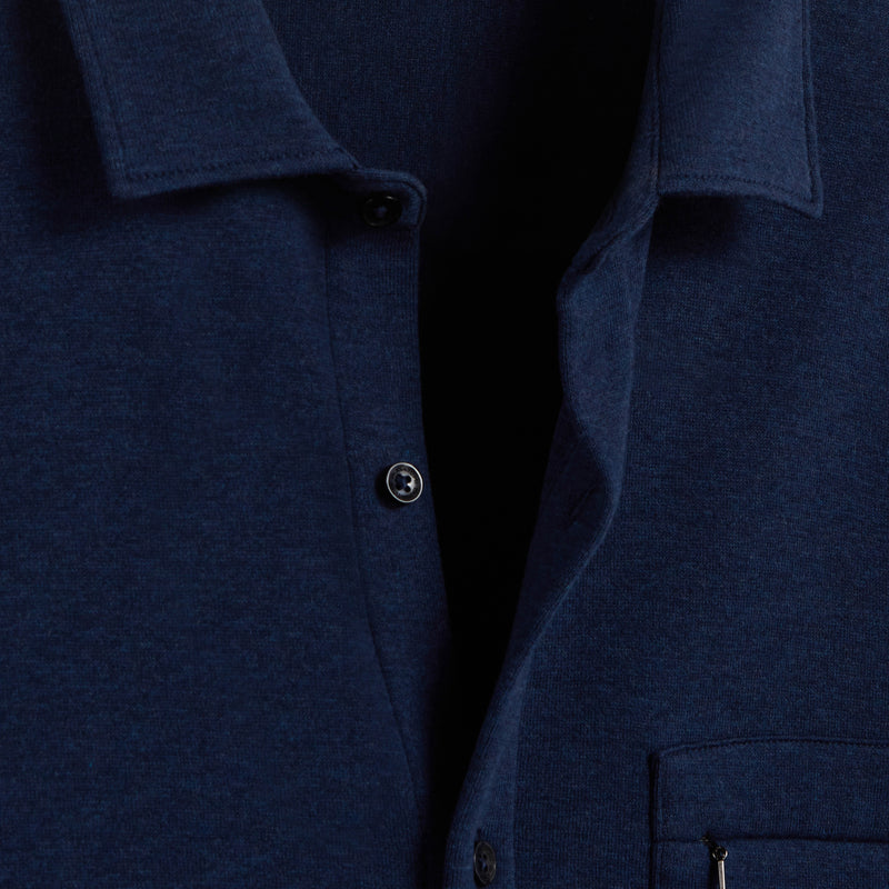 Bugatchi knit shirt jacket