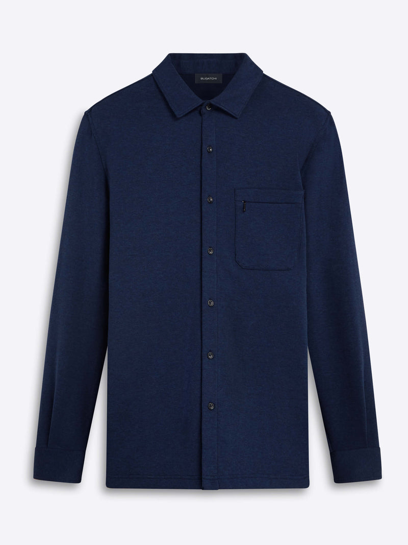 Bugatchi knit shirt jacket