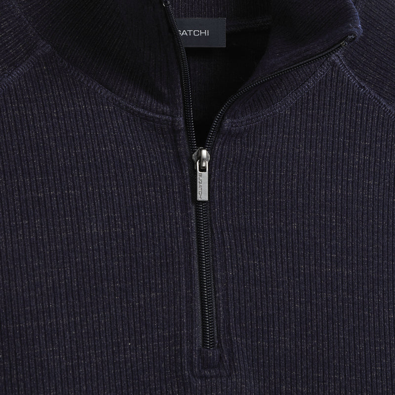 Bugatchi LS Quarter Zip Knit