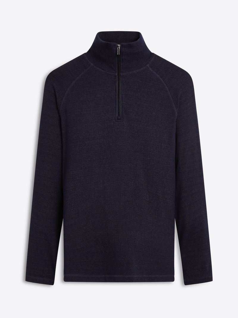 Bugatchi LS Quarter Zip Knit