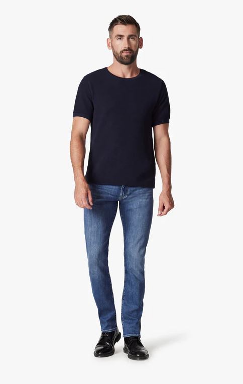 34 Heritage Courage Mid Brushed Refined Denim