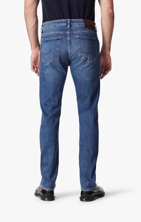 34 Heritage Courage Mid Brushed Refined Denim