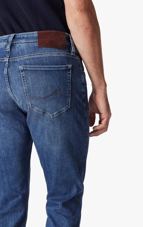 34 Heritage Courage Mid Brushed Refined Denim