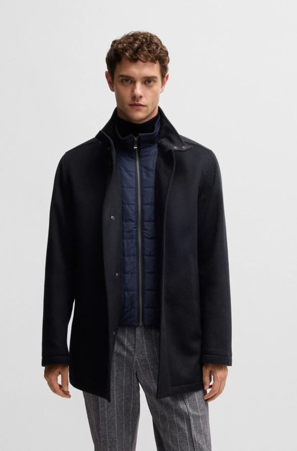 Hugo Boss Coxtan Wool/Cashmere Coat / Crossings Newmarket